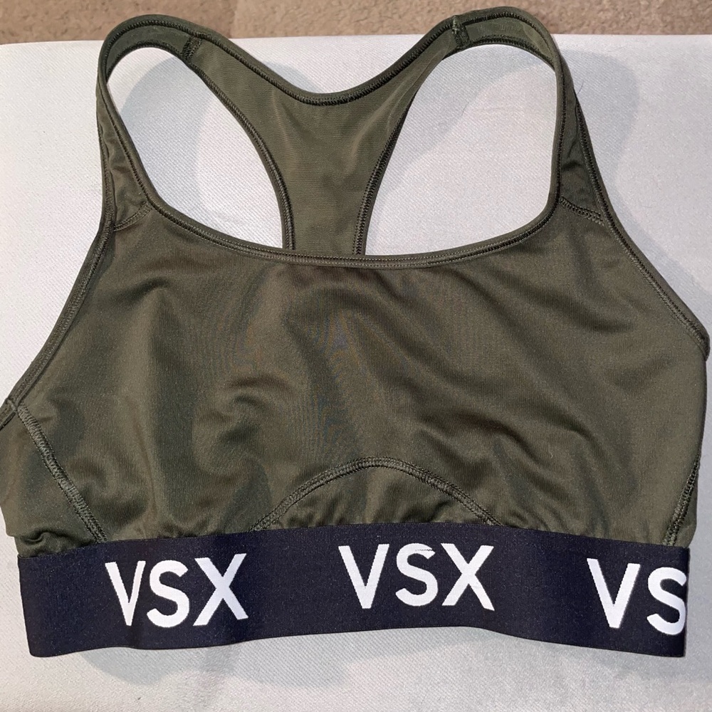 VSX Olive Green Sports Bra